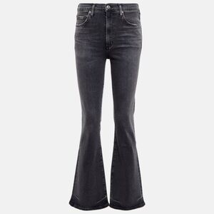 Citizens of Humanity Lilah High Rise Boot Cut Jeans in “ Caviar” Sz 26